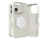Etui do telefonów TECH-PROTECT Silicone Pure Magsafe do iPhone 16 Pro cosmic latte 5906302372584